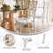 Flash Furniture Brooklyn Commercial Grade White Solid Wood Stackable Dining Chair with Intricate Back Detail, 2PK 2-ZH-8100-5-WHT-GG - alternate 7